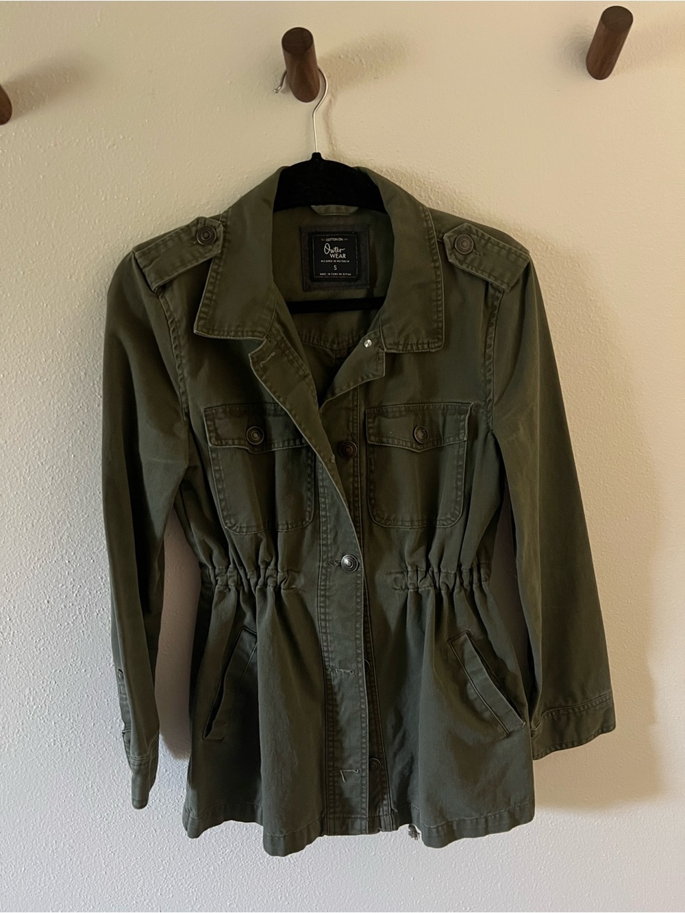 Cotton On Olive Green Drawstring Utility Jacket - Women's